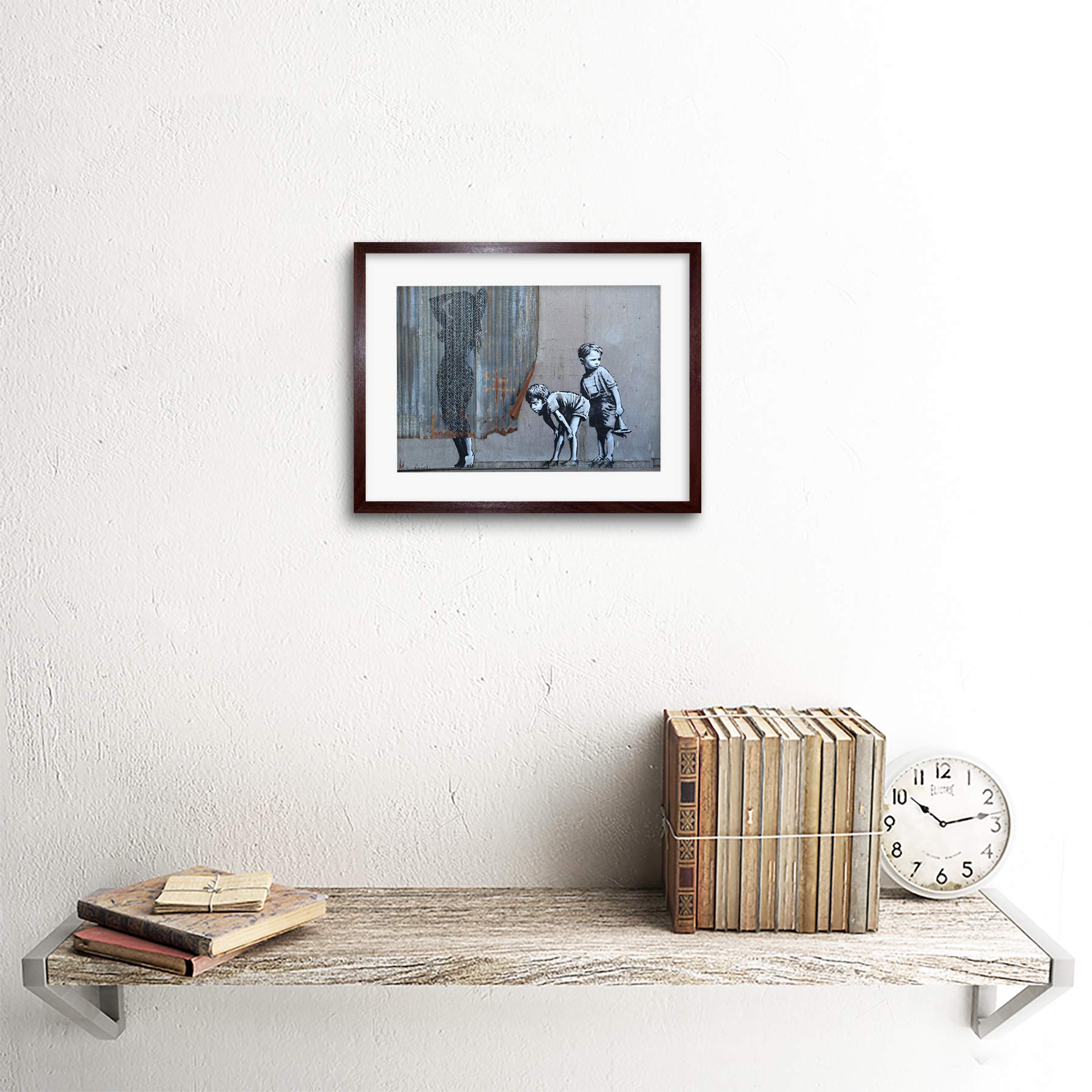 Amazon.com: Banksy Dismaland Shower Graffiti Street Art 9x7