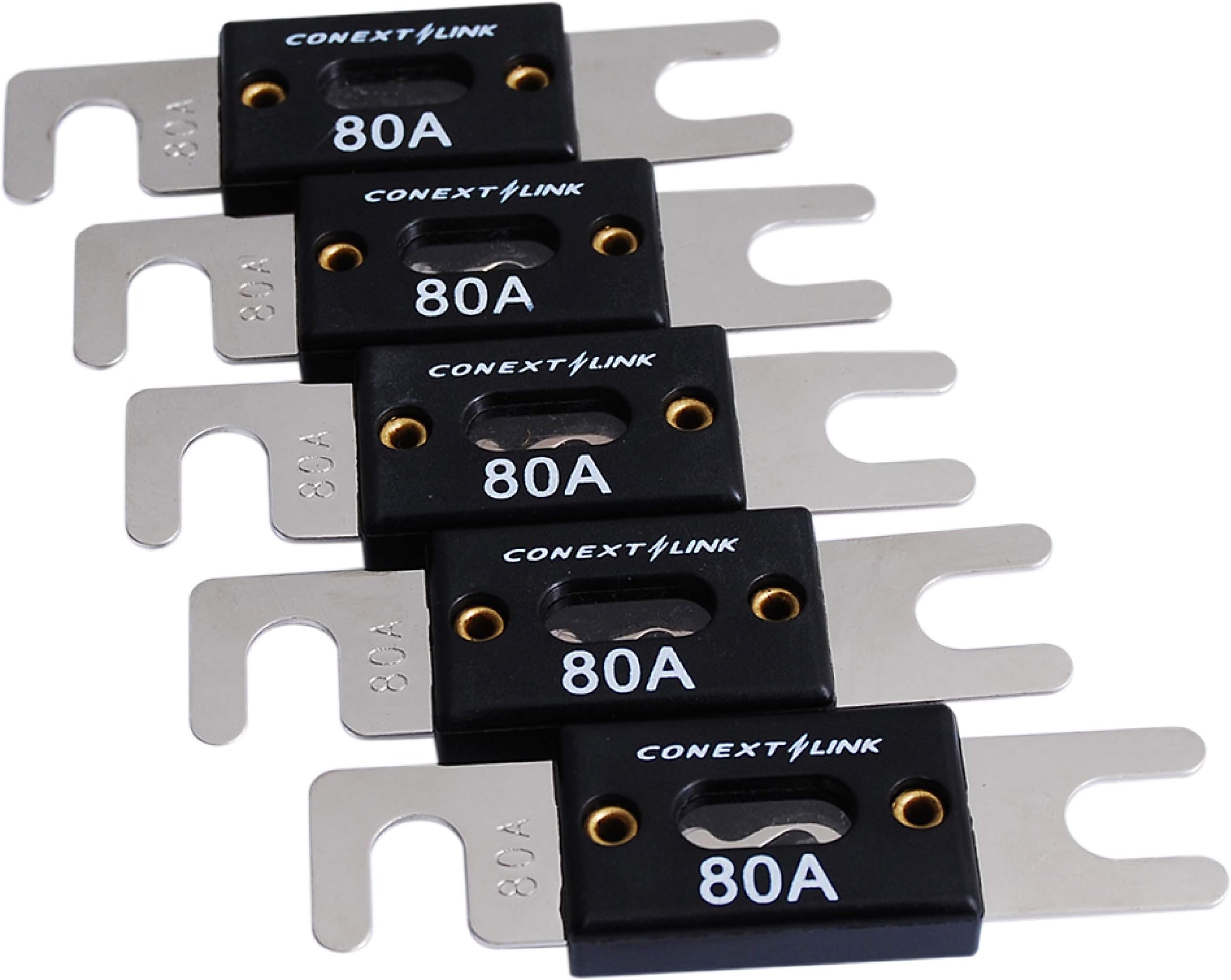 Conext Link ANL80-5 80 A Amp ANL Blade Fuse Nickel Plated 5 Pack