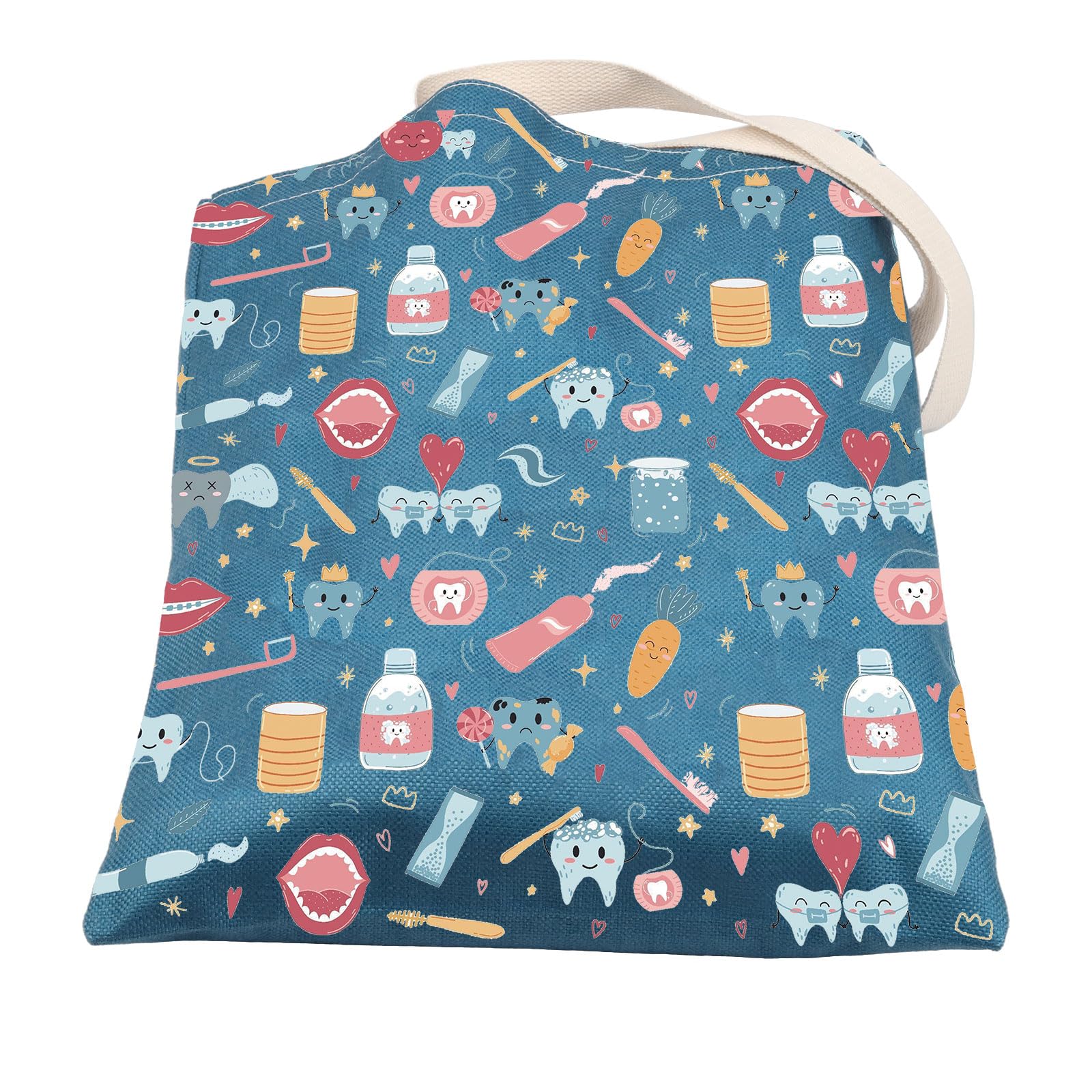 CafePress Dental Hygienist Presents Tote Bag - Natural Canvas Reusable Shopping Bag