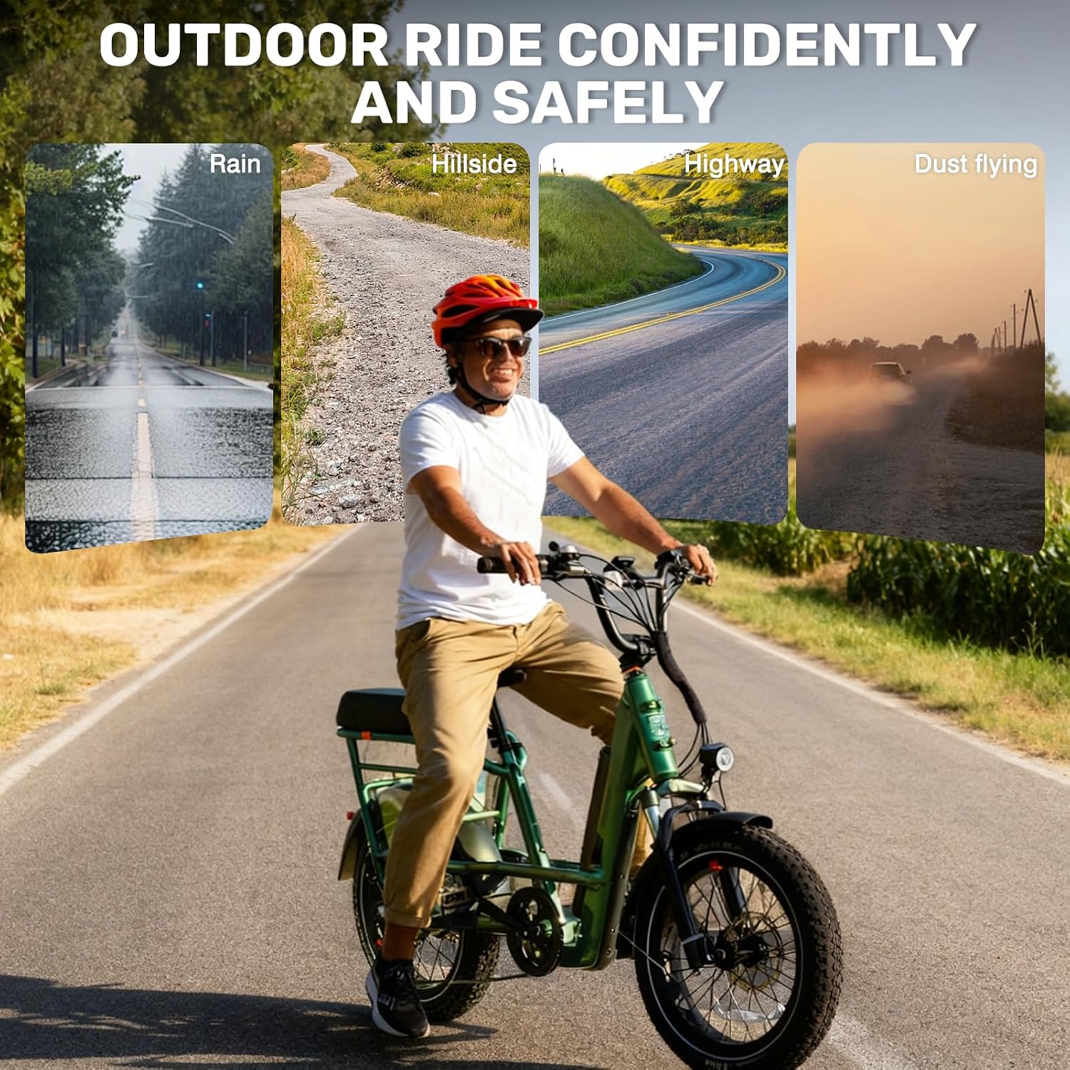 Jerbor Throttle for Rad Power RadTrike RadMission 1 RadCity 4 5 Plus RadExpand 5 5Plus RadMini RadRover RadWagon (All Models) RadRunner 1.2 Plus 3 Plus Max (Class 3) - Anti Slip, IPX8 Waterproof