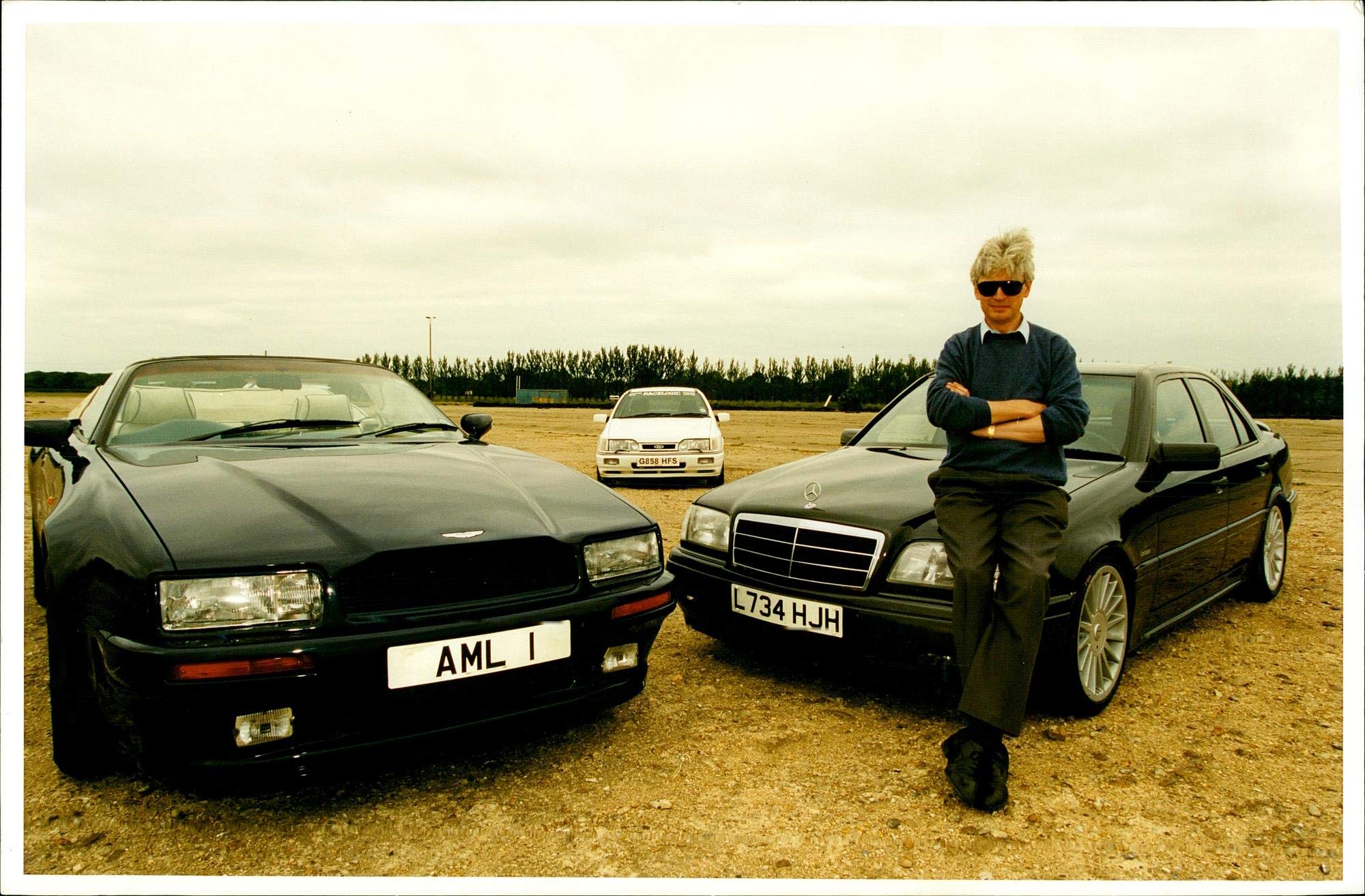 Vintage photo of Peter Dron.