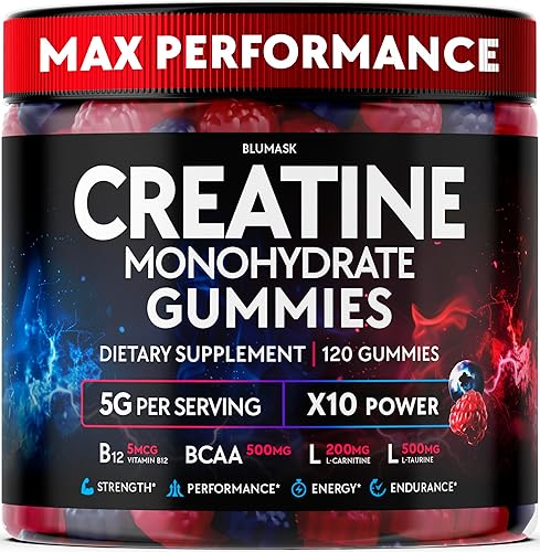 Gomitas de monohidrato de creatina para hombres y mujeres, suplemento de creatina para mejorar los músculos