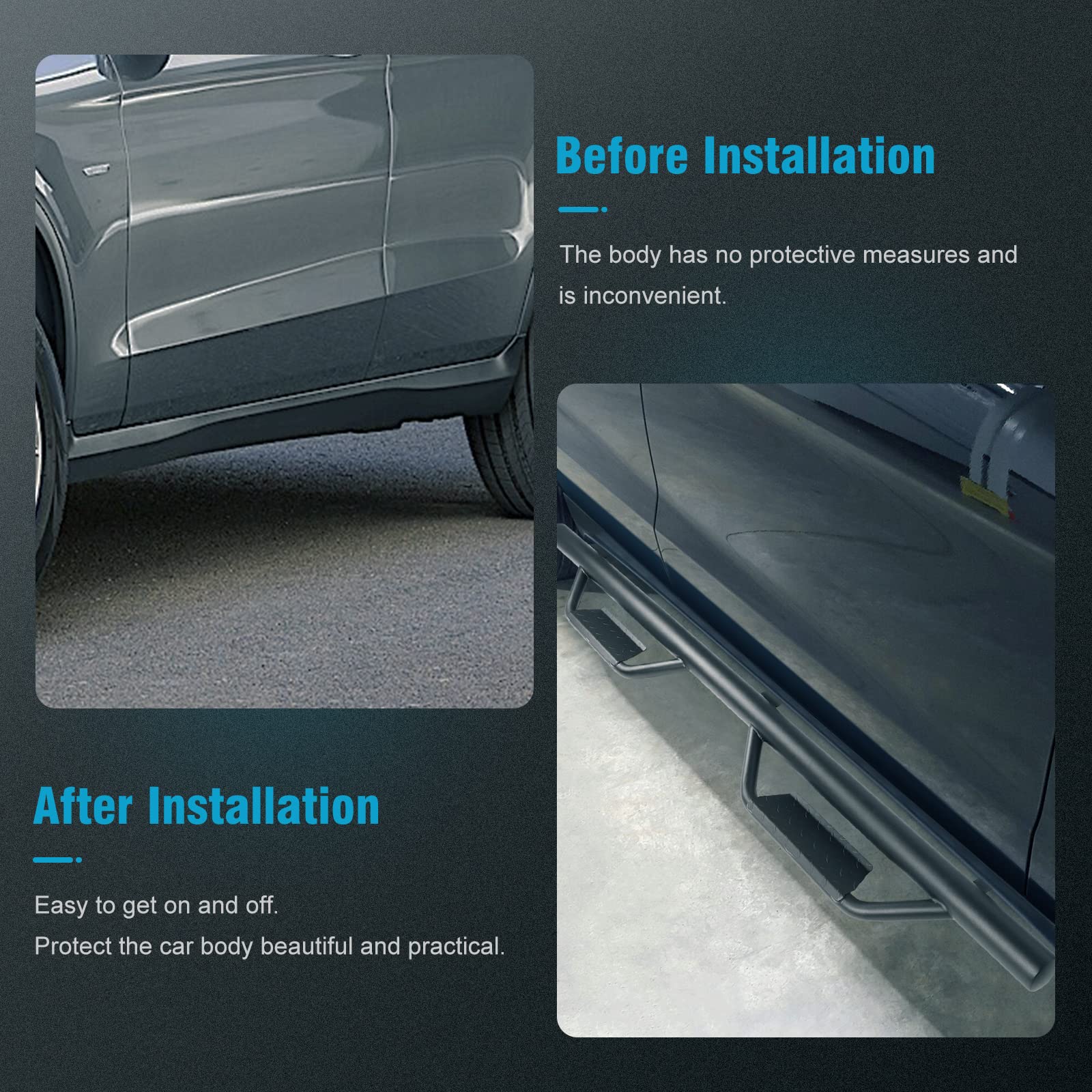 Nerf Bar 20152020 GMCキャニオンナーフバー75355XH 2016 2017 Bars 2018 For GMC