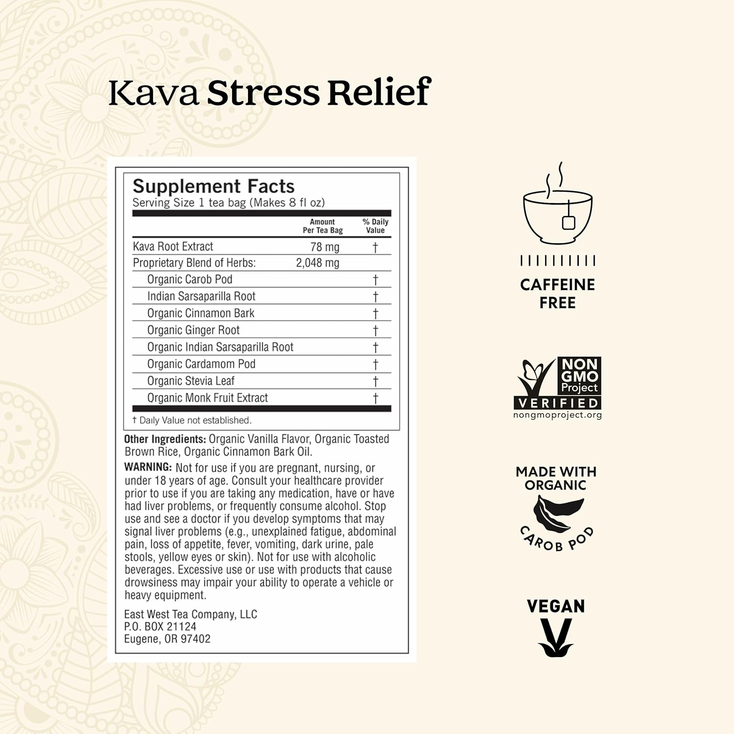 Yogi Tea Stress Relief & Herbal Tea Variety Pack - 16 Bags per Pack (6 Packs) - Organic Herbal Sampler - Includes Bedtime, Kava Stress Relief, Soothing Caramel Bedtime & More - Image 2