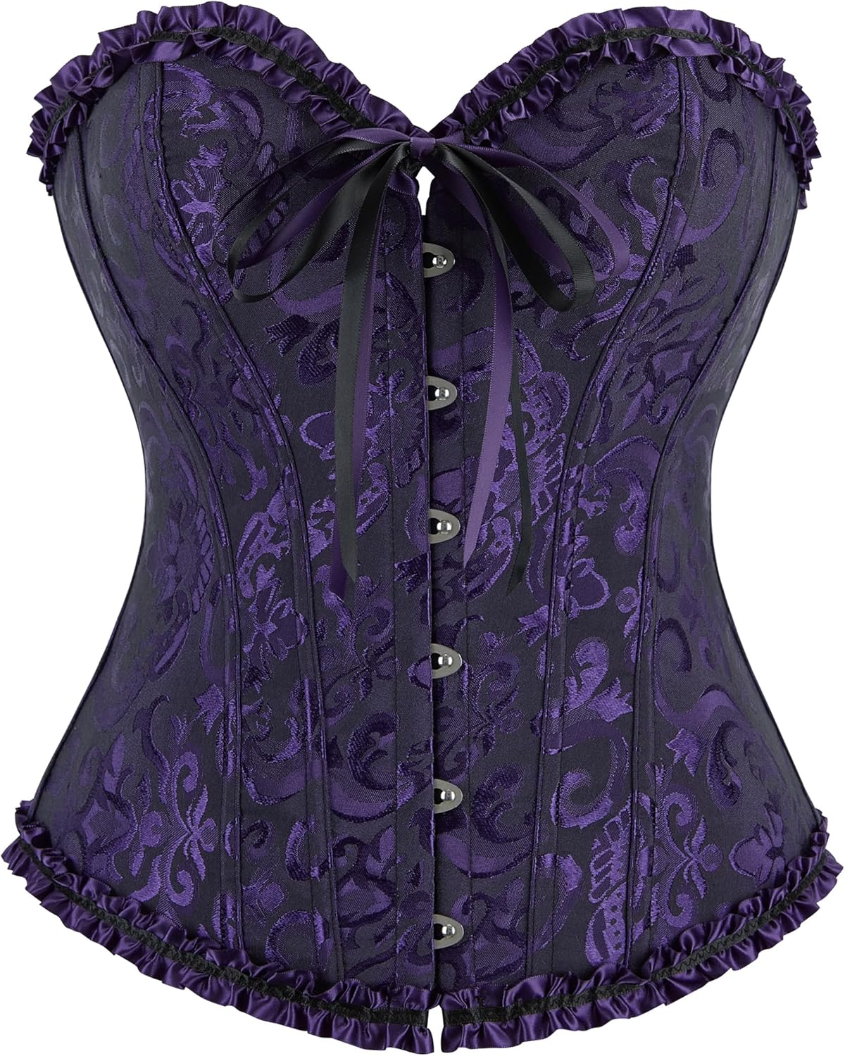 Black Purple Jacquard