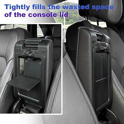 Miniatura 6 de Organizador de consola central para Honda Civic 2022 2023 2024, organizador de consola con tapa de reposabrazos, compartimento secreto, caja de