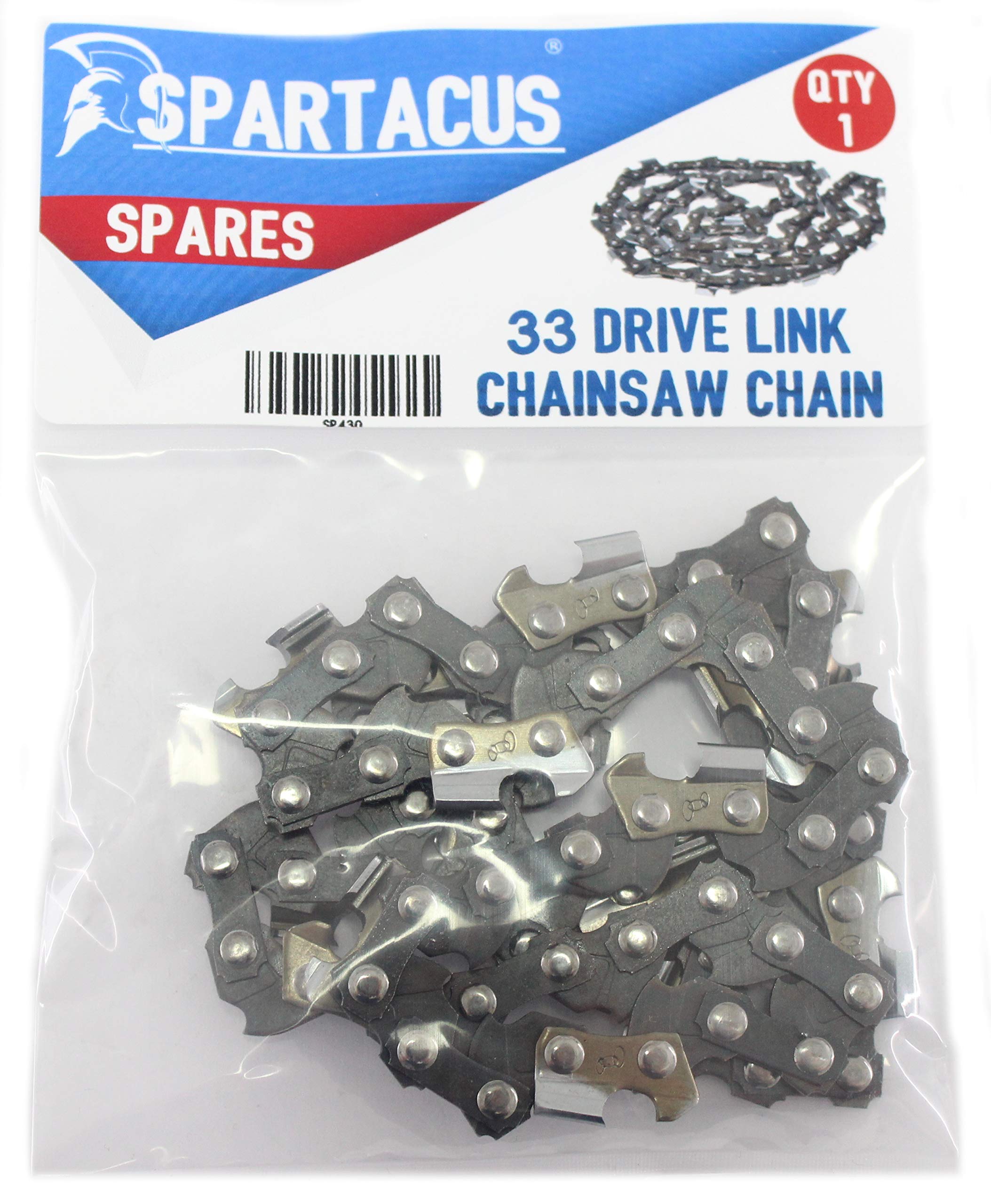 Spartacus Chainsaw Chain 3/8" 20cm 33 Drive Links Fits Titan 4508K 91PJ033X