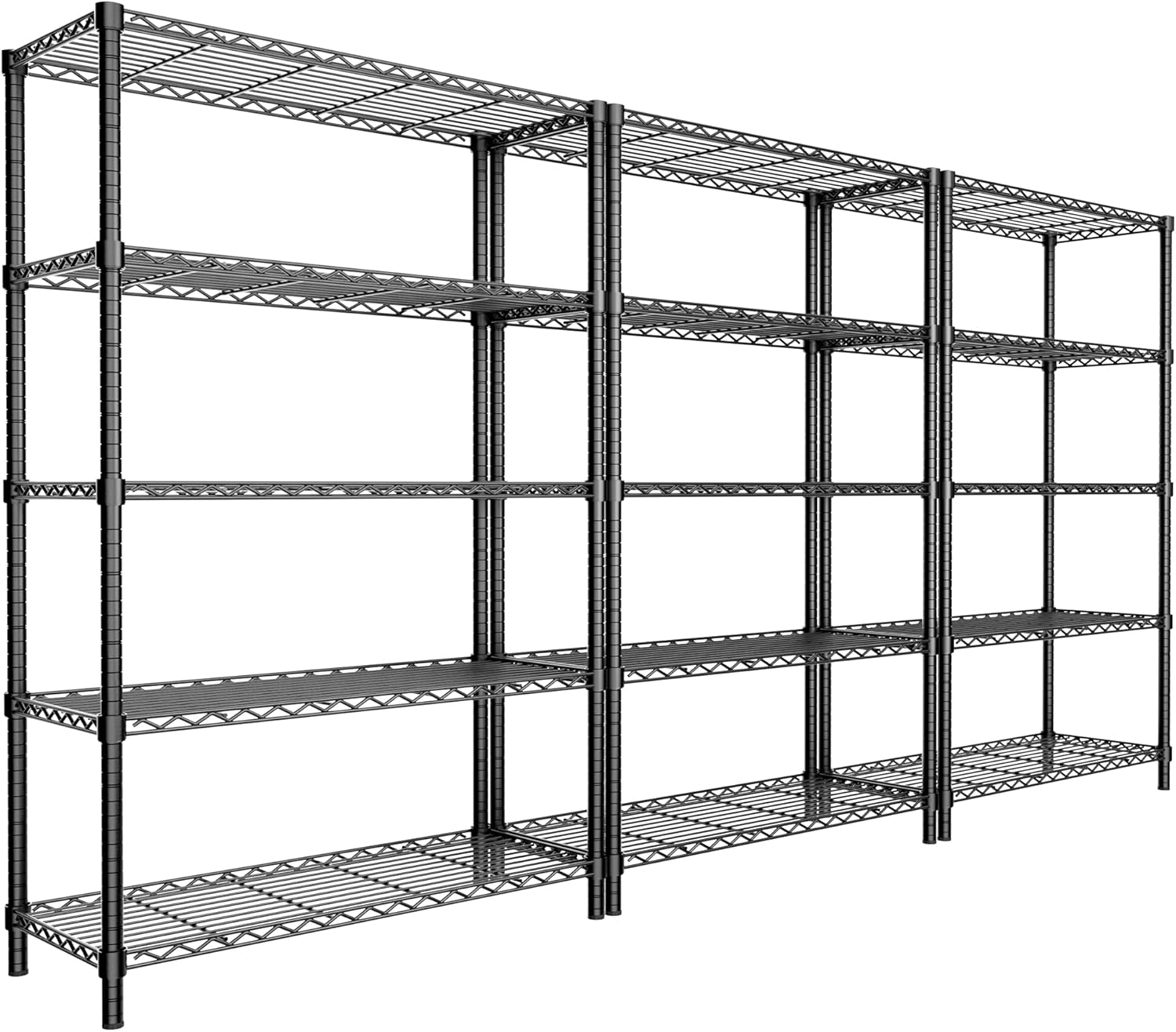 Storage Shelves Heavy Duty, 3 PCS 36" L x 14" W x 72