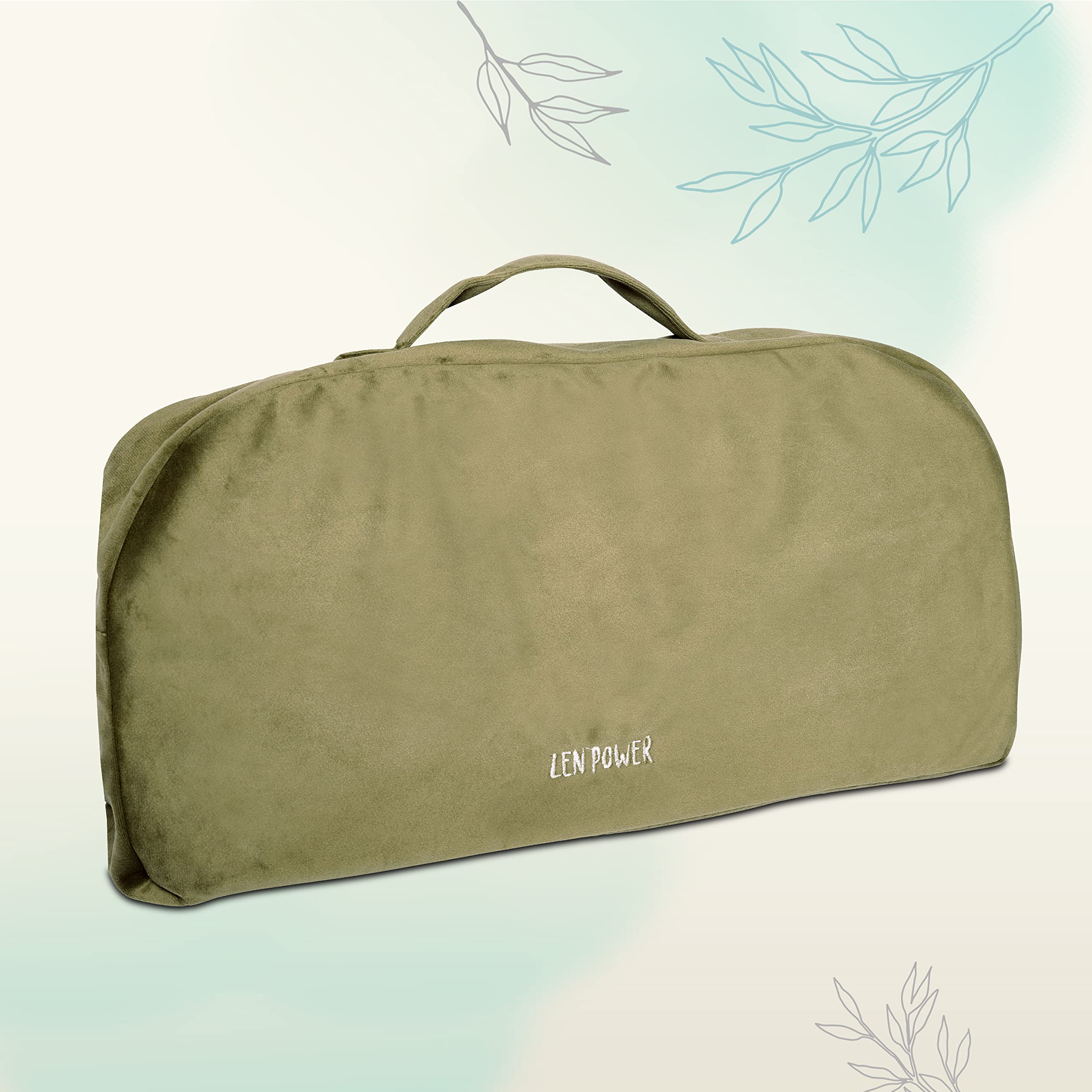 Zen Power Banco De Yoga Plegable De Madera – Taburete Ergonómico Con Cojín Suave Para Meditación Y Oración – Accesorio Portátil Para Espalda Y Rodillas