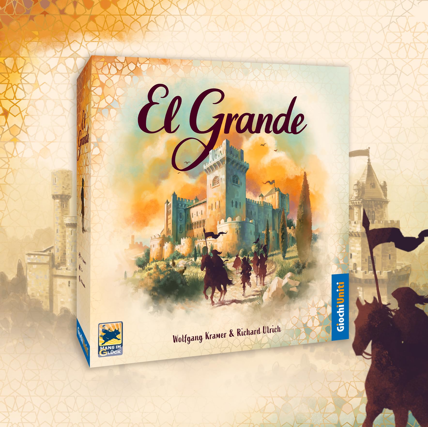 Giochi Uniti - El Grande, Nuova Edizione, Gioco da tavolo, 2-5 Giocatori, 12+ Anni, Edizione italiana, GU773
