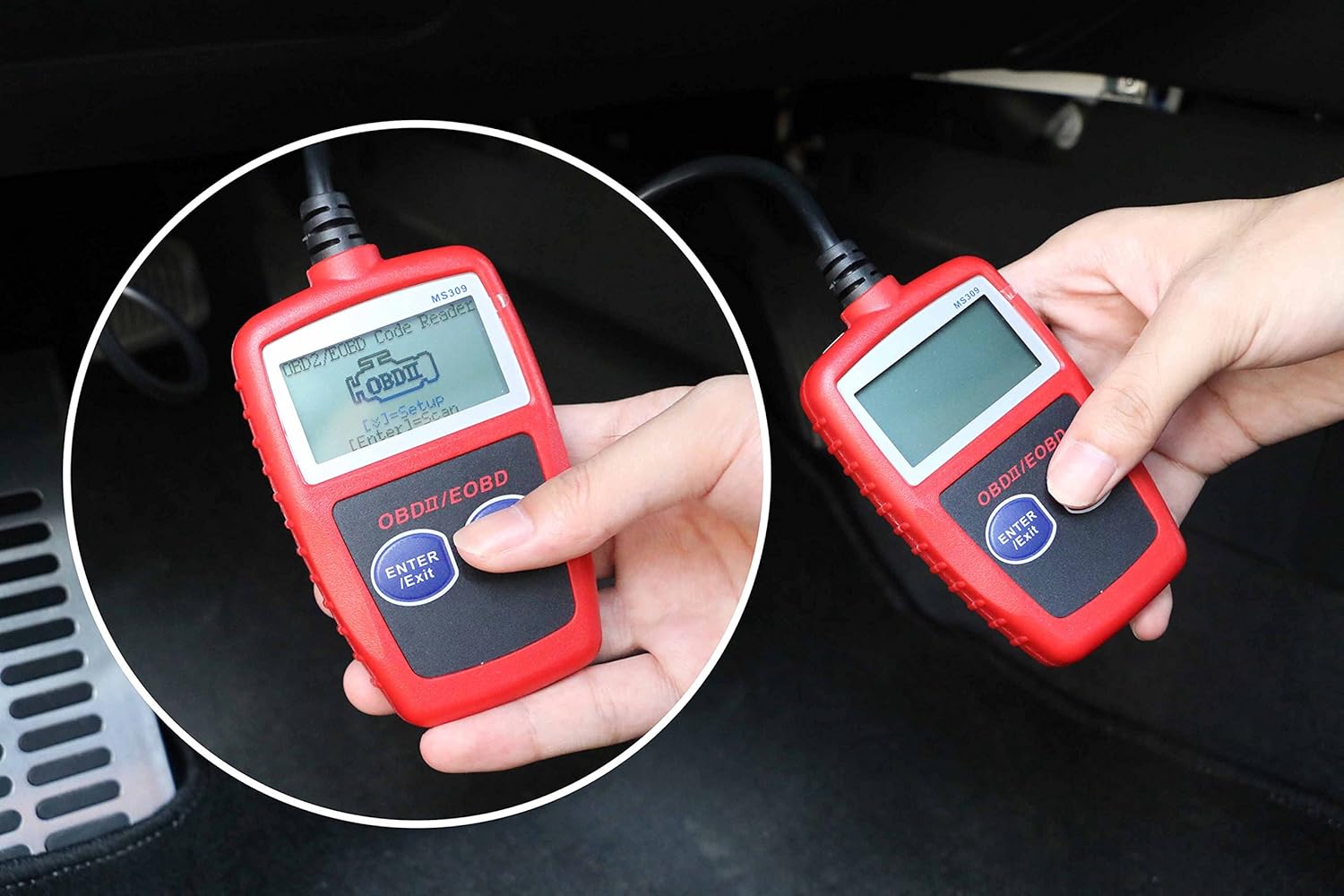 MS309 CAN OBD-II/EOBD Scanner Car Code Reader Data Tester Troble Diagnostic Tool for All 1996 and Newer Vehicles(Cars and Light Trucks)