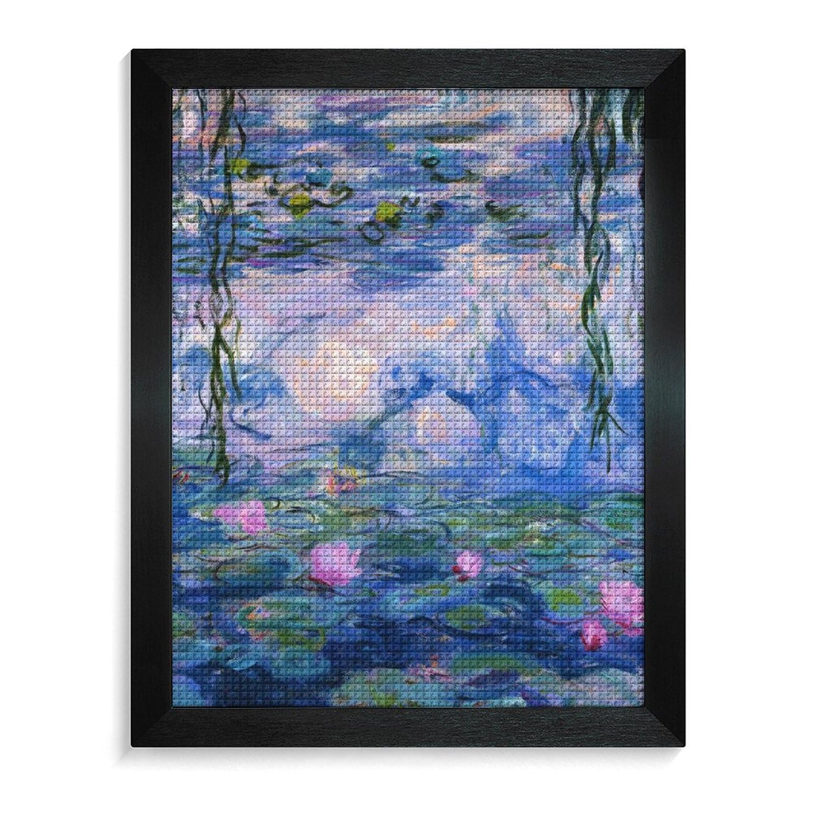 タイアート 絵画 Amazon.co.jp: ダイヤモンドアート 絵画 睡蓮 クロード モネ