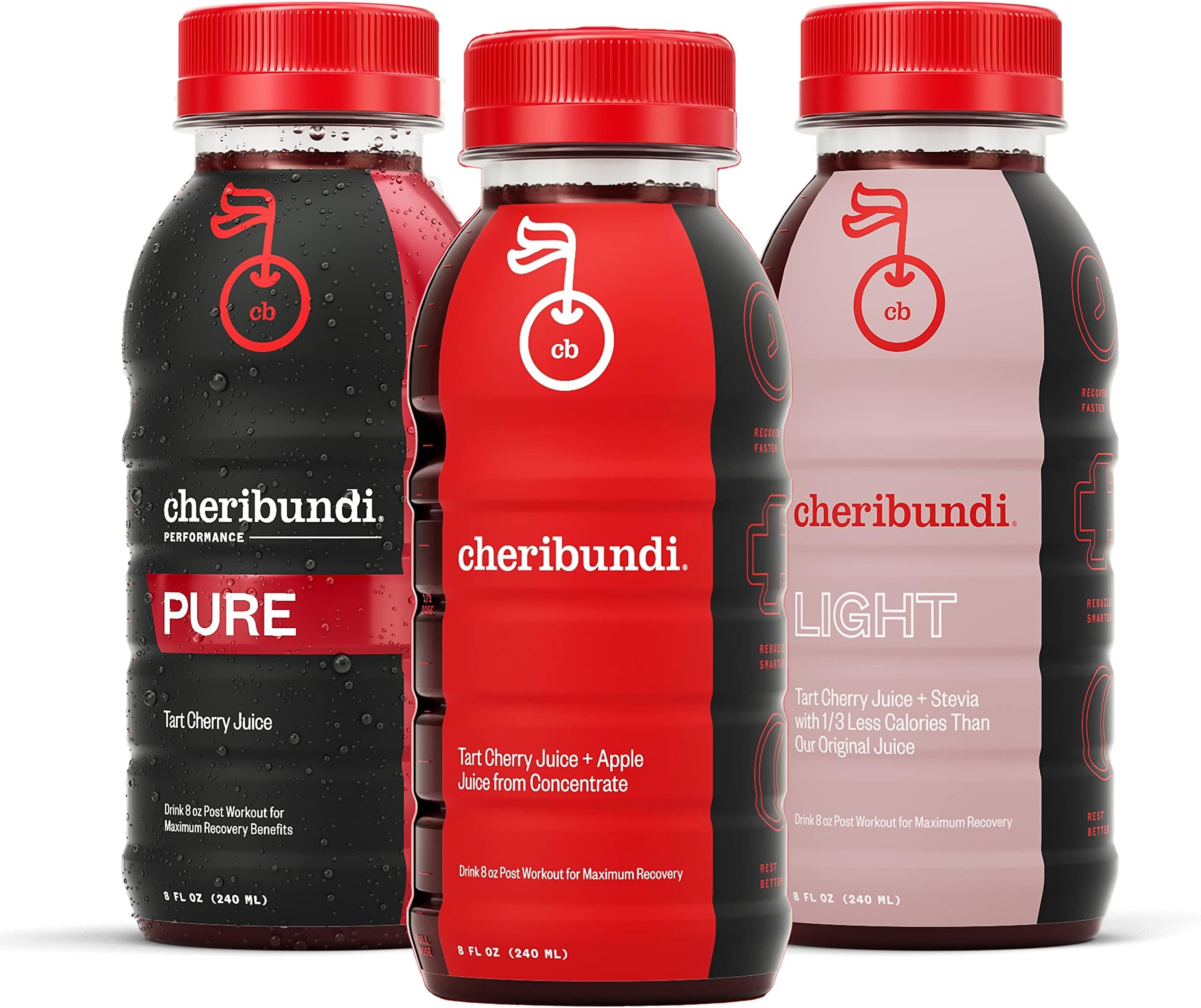 Cheribundi Tart Cherry Juice, 32 Fl Oz (Pack of 3) Fruit