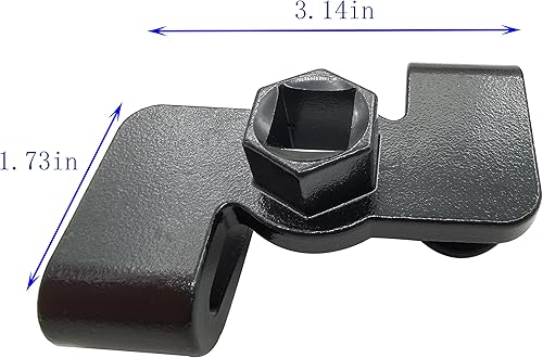 Miniatura 2 de Extensor de llave para unidad hexagonal de 1/2 pulgada / 0.827 in, herramienta de llaves extensibles para aprovechar tuercas y pernos difíciles
