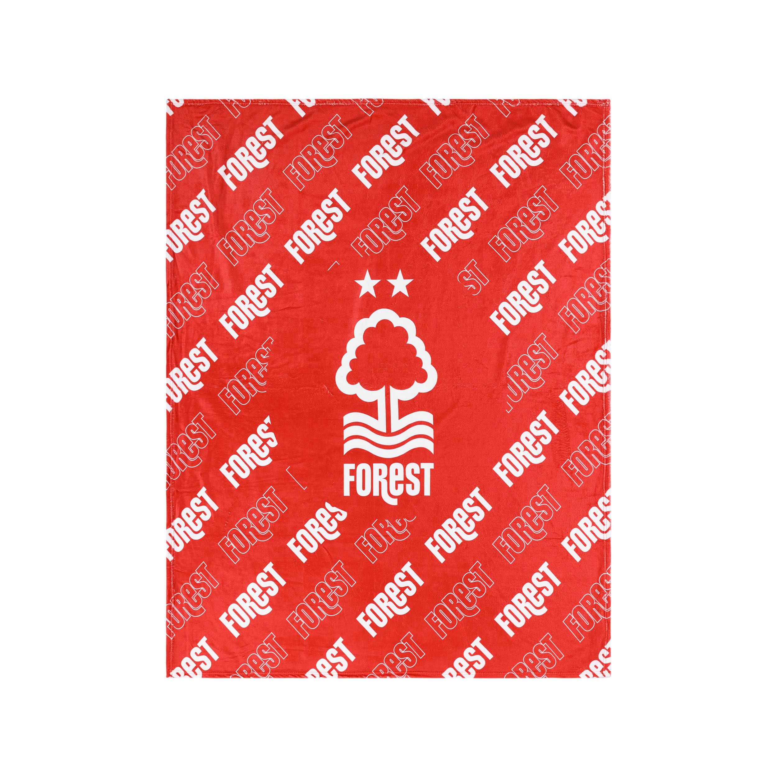 Foco Nottingham Forest Fc Officially Licensed Football Supreme Slumber Plush Throw Blanket