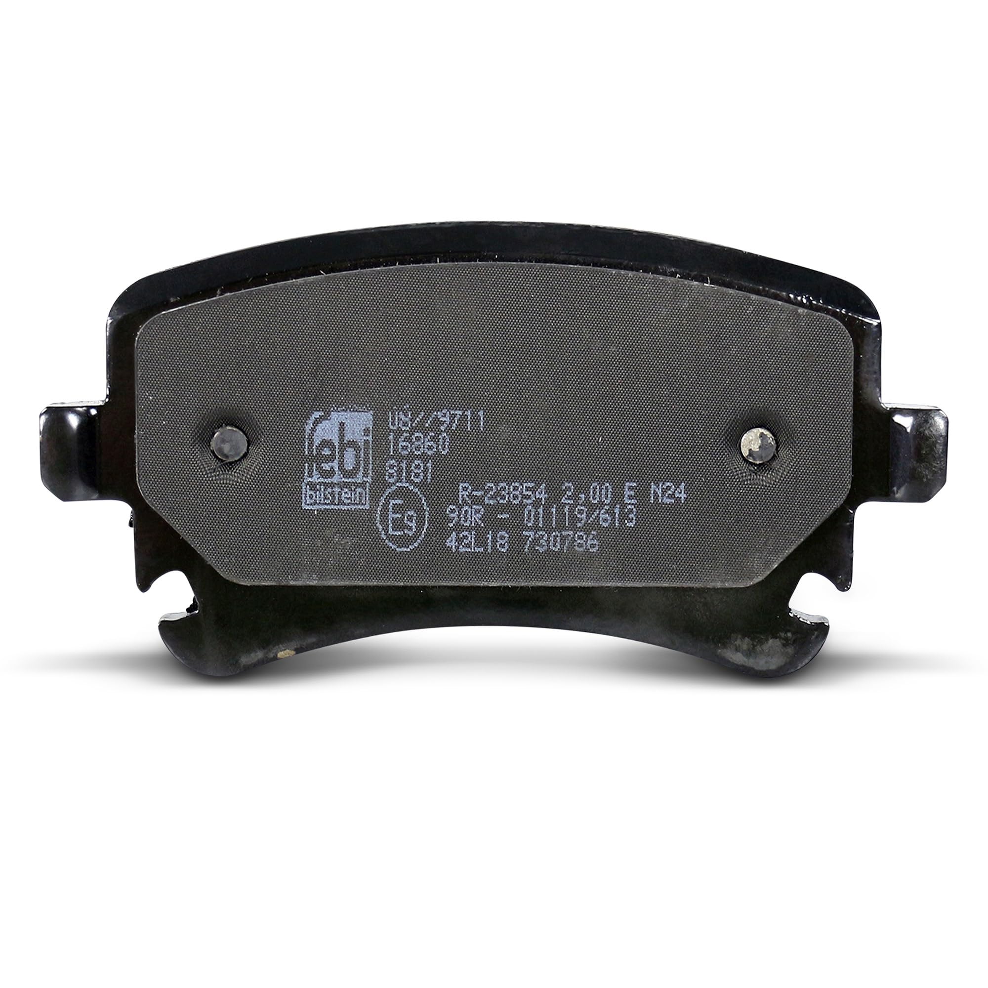 Febi bilstein 16860 Kit de plaquettes de frein, frein à disque | Compatible avec: VW MULTIVAN T5, TRANSPORTER T5 Bus, TRANSPORTER T5 Kasten, TRANSPORTER T5 Pritsche/Fahrgestell (7JD, 7JE