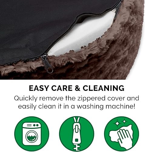 Miniatura 7 de Cama ovalada para perro o gato Furhaven, L, Gris