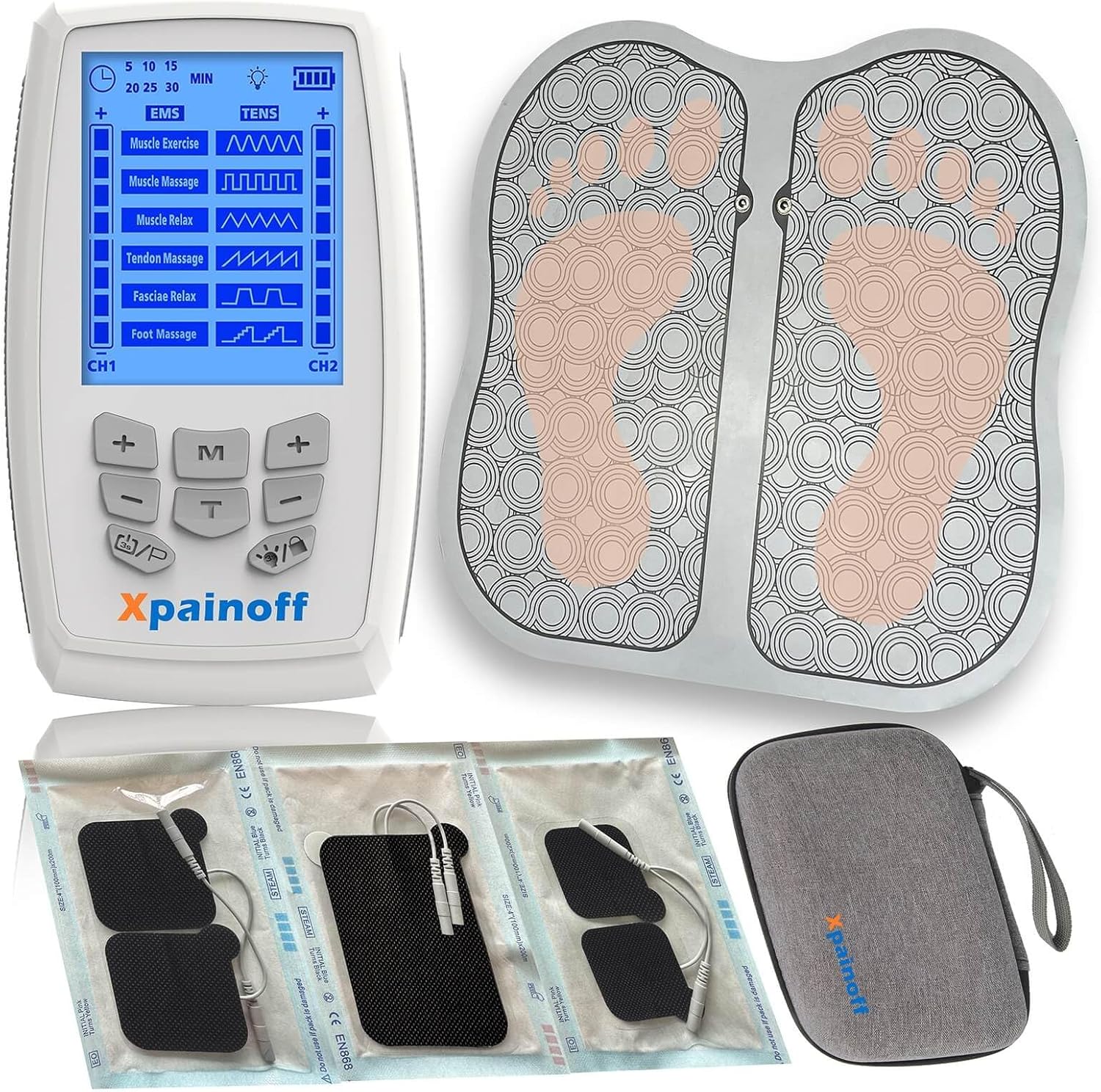 EMS TENS Unit Massager Muscle Stimulator Pain Relief Device, Lightweight Design, Relieve Pain Anytime, Anywhere, Make Your Life Easier EMS TENS Unit Massager Muscle Stimulator Pain Relief Device, Lightweight Design, Relieve Pain Anytime, Anywhere, Make Your Life Easier