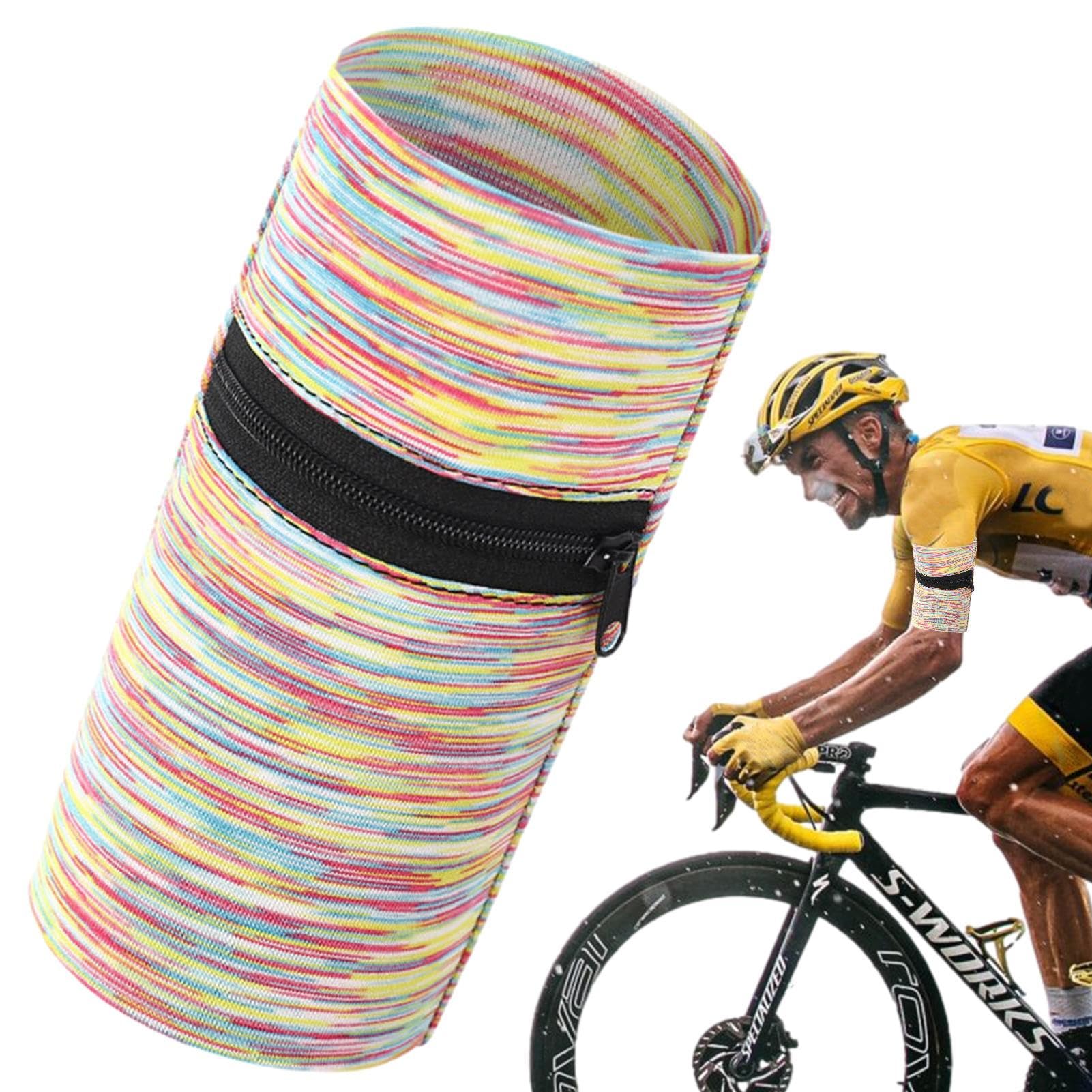 pologmase Brazalete para teléfono, bolsillo deportivo de secado rápido con cremallera | accesorios antideslizantes para correr de alta capacidad, soporte de entrenamiento para teléfono móvil