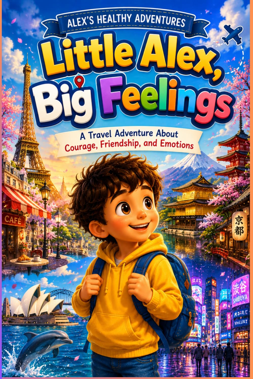 Little Alex, Big Feelings: A Travel Adventure About Courage, Friendship, and Emotions (Alex’s Healthy Adventures)
