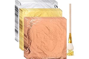 Cunhill Foil Sheets for Crafts in Gold, Silver, Rose Gold