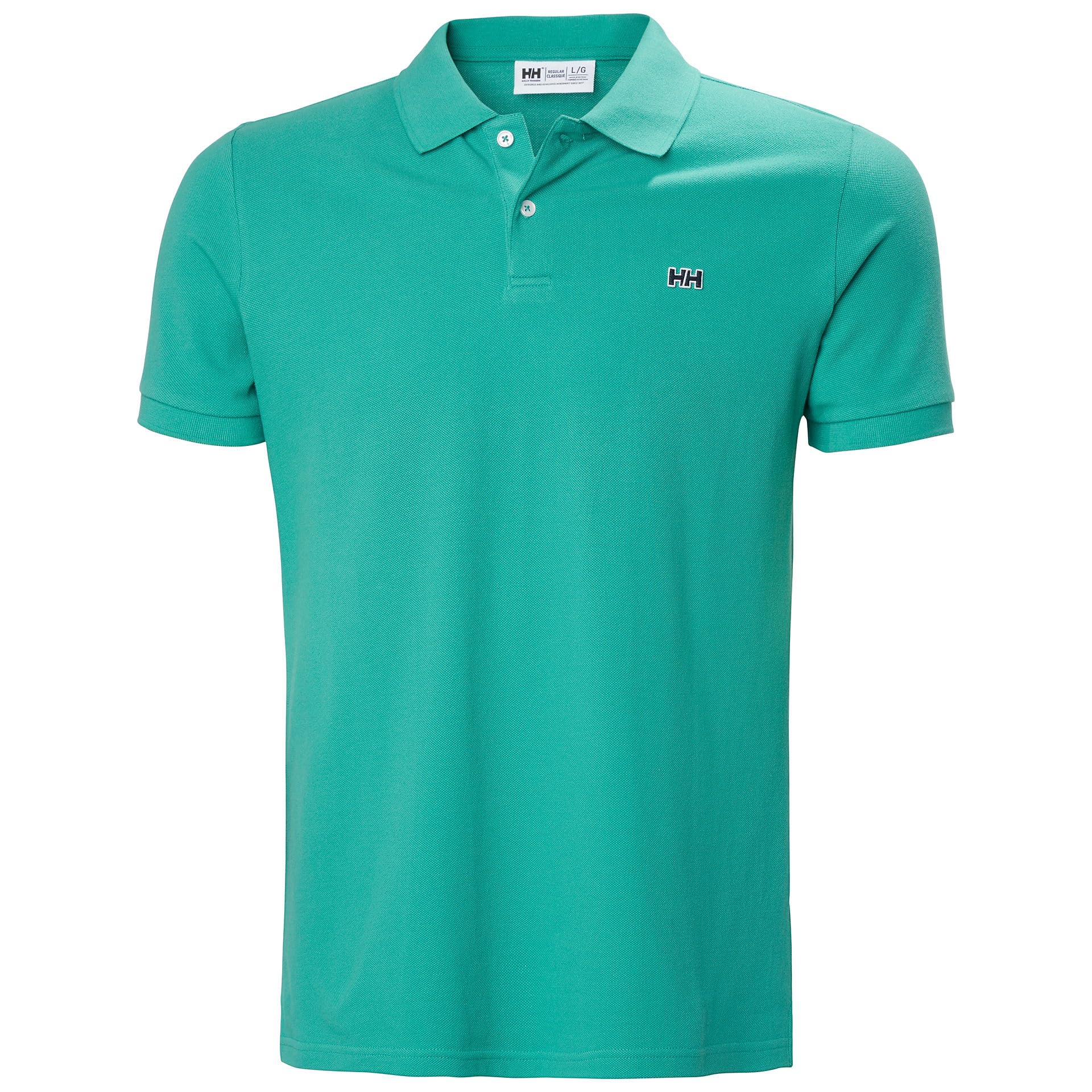 Helly Hansen Mens Hudson Polo, Dark Mint, 2XL