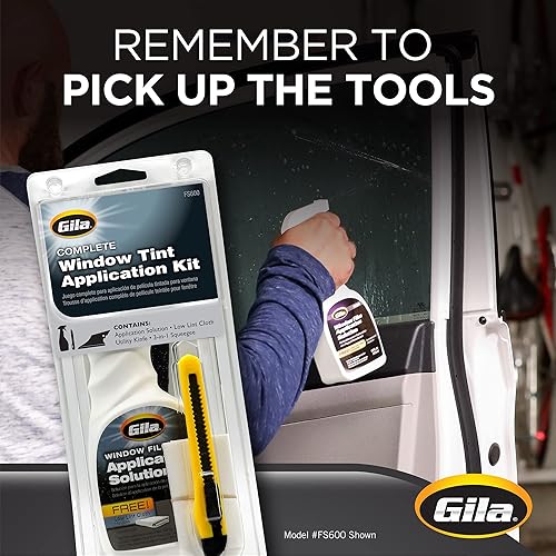 Miniatura 14 de Gila Xtreme Limo - Tinte automotriz para polarizado de ventana 2.5% VLT, control de deslumbramiento, bloqueo UV, 24 x 78 pulgadas (2 x 6.5 pies)