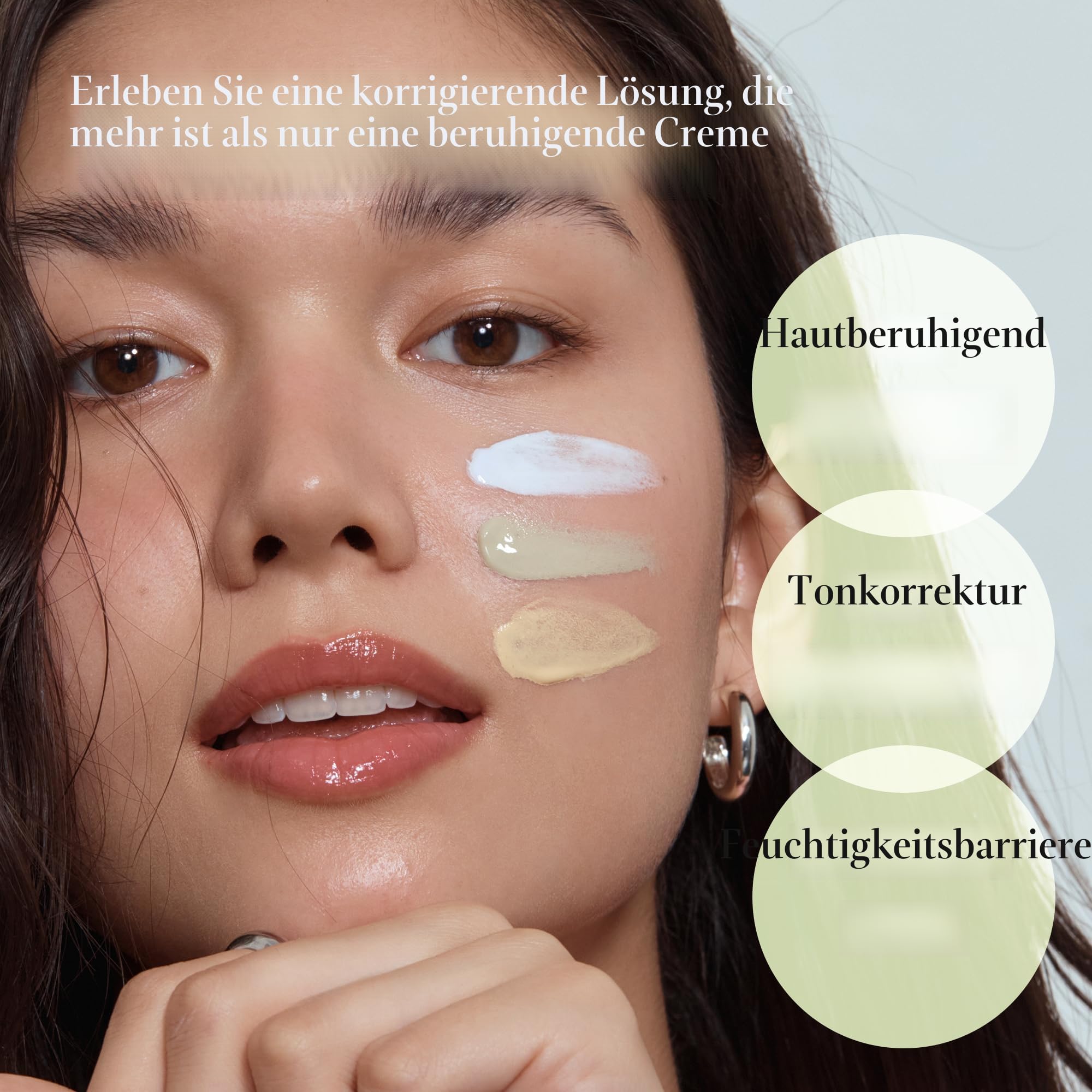 shaishaishai Beruhigende Bananen-Creme für Flecken zur Farbkorrektur, neutralisiert Rötungen und Unreinheiten und bietet beruhigende Pflege mit Teca und Centella Asi