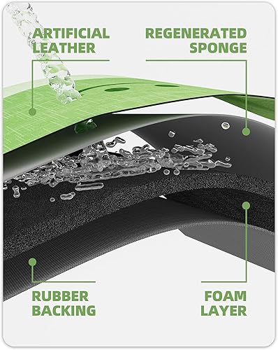 Miniatura 3 de Color&Geometry Lindos tapetes de secado de platos para encimera de cocina, tapete de drenaje súper absorbente, resistente al calor, fácil de