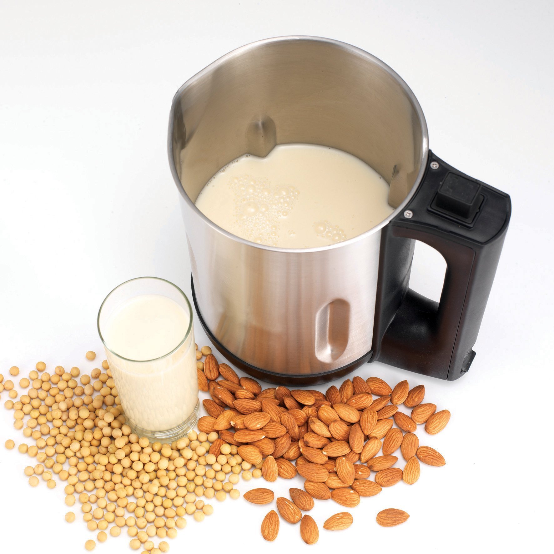 Morphy Richards - 501000 - Soup maker pour soupe et lait - 1,6 L, 1000 W - Acier brossé Robot à soupe et à lait végétal brossé