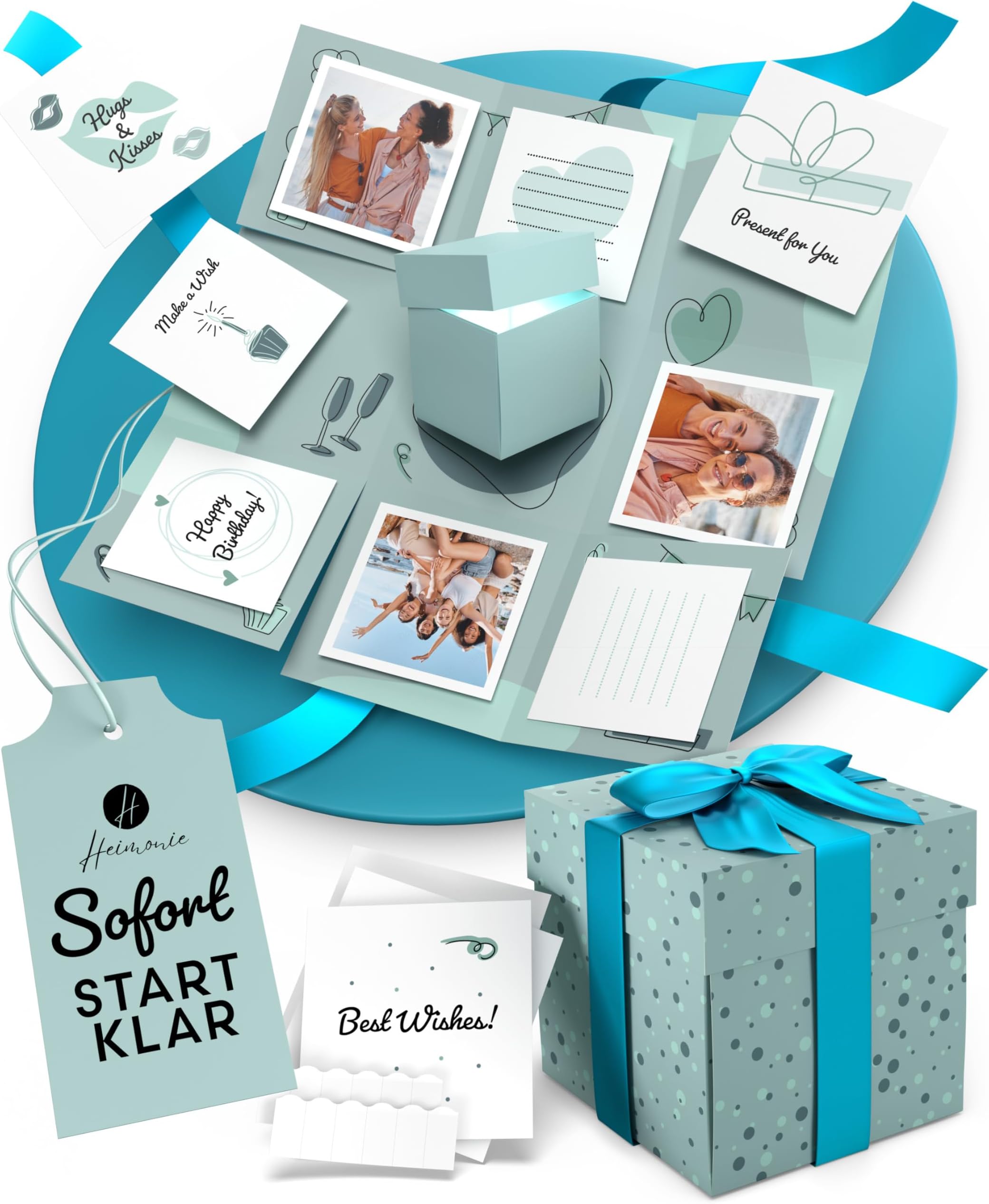 Explosion Überraschungsbox DIY - Handgemachte Foto Geschenkbox Für Geburtstag & Weihnachten