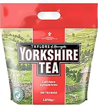 Yorkshire Tea - Full-bodied English tea - Ethical trade, sustainable origin - 600 tea bags