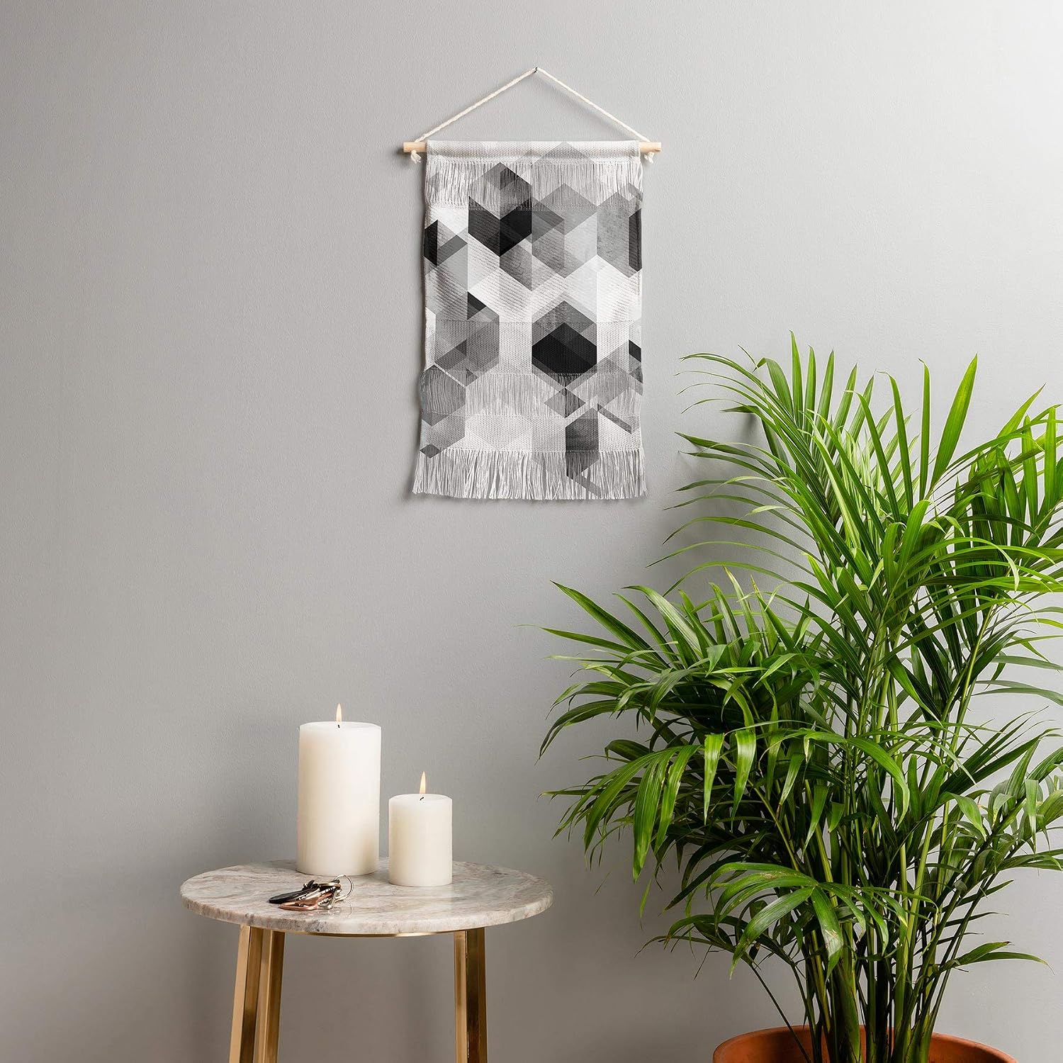 Deny Designs Graphic 175 Z Mareike Boehmer Fiber Wall Hanging, Small Portrait (11” x 15.5