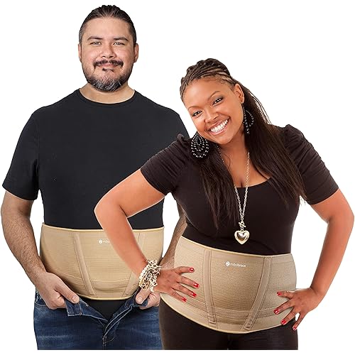 Movibrace Abdominal Belt for Hanging Belly, Weak Abdominal and Lower Back Muscles (XX-Large)
