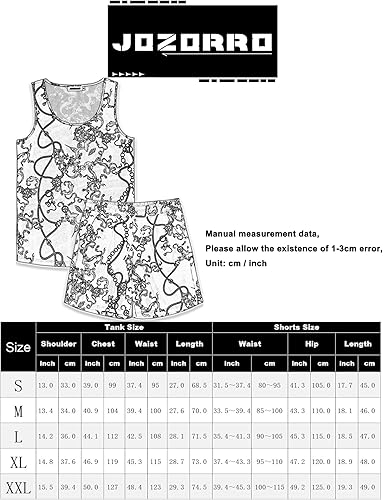 Miniatura 6 de JoZorro Conjunto de camiseta sin mangas con estampado floral para hombre, camiseta deportiva casual con estampado de lujo, ropa deportiva hawaiana