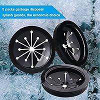 Vista 7 de 3 Packs Garbage Disposal Splash Guard Sink Baffle, 3-1/8 Inch Food Waste Disposer Accessories, Suitable for Waste King, Whirlaway and GE Models