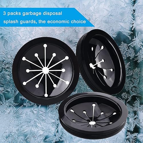 Miniatura 6 de 3 Packs Garbage Disposal Splash Guard Sink Baffle, 3-18 Inch Food Waste Disposer Accessories, Suitable for Waste King, Whirlaway and GE Models