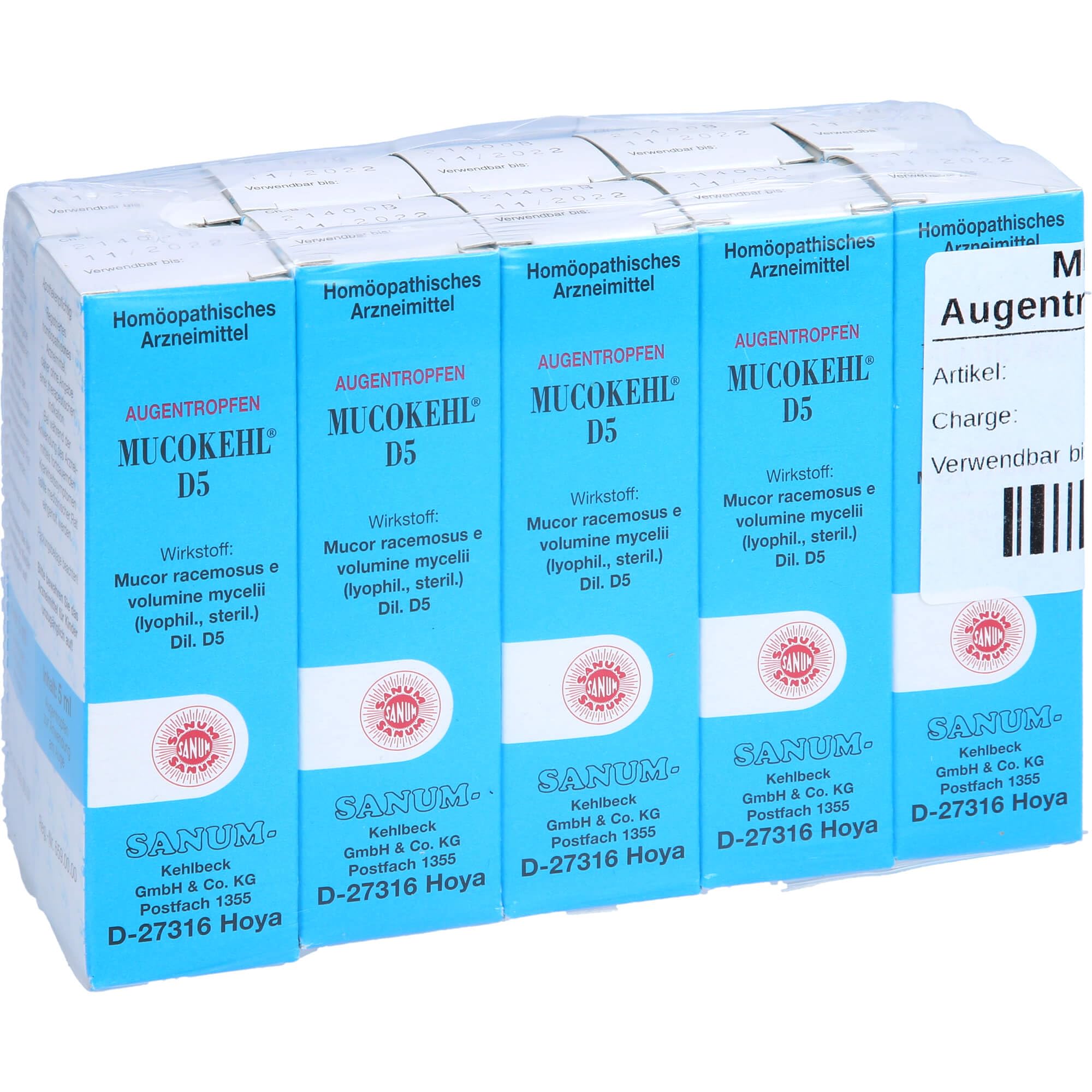Augentropfen D5 10X5 ml