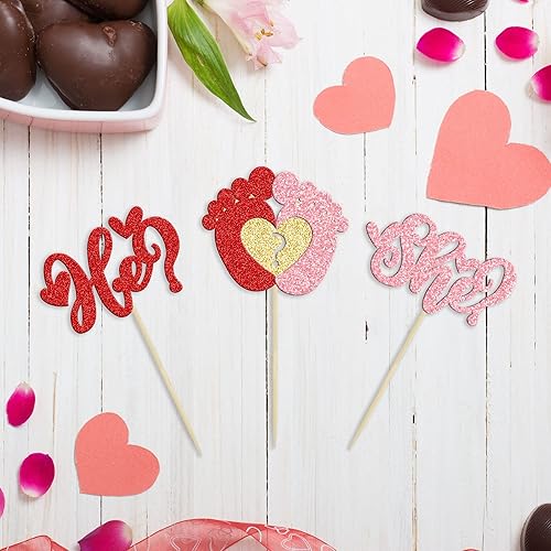 Vista 189 de 36 piezas de decoración de cupcakes para el día de San Valentín, dulce amor, San Valentín, para el día de San Valentín, fiesta de cumpleaños