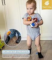 Vista 3 de Calcetines de media altura con agarres para bebés (9 pares) para niños pequeños de 0-7 años