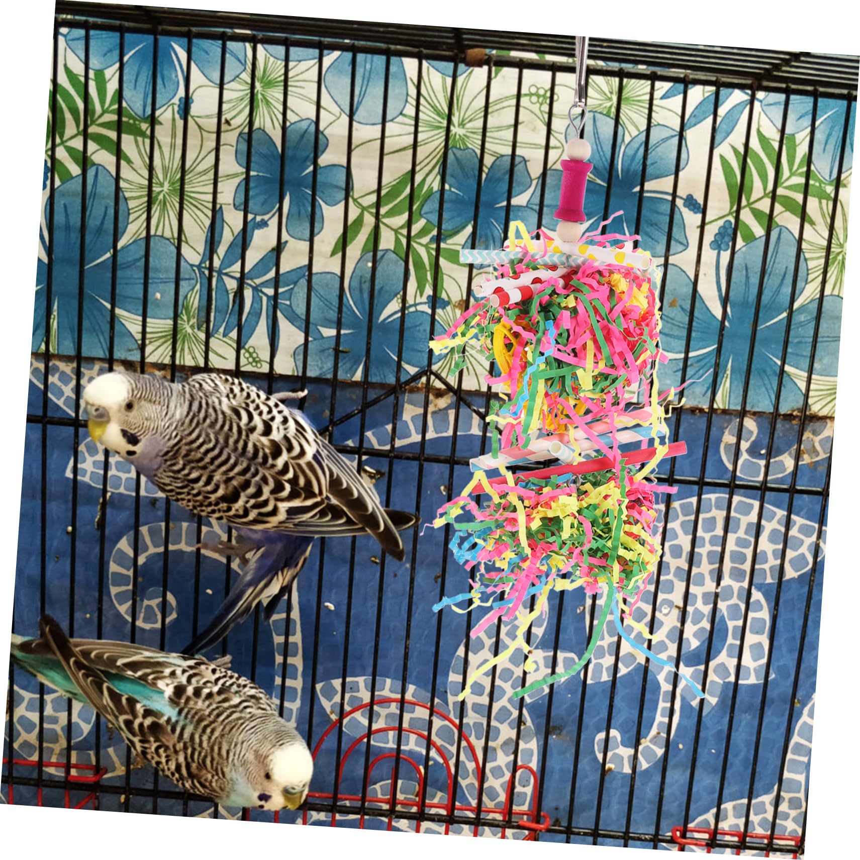 Beavorty 20stücke Spielzeug Bunte Kauspielzeuge Für Vögel Sicheres Und Langlebiges Kaumaterial Für Papageien Und Käfigvögel Spiel Und Beschäftigung Zufällige Farben
