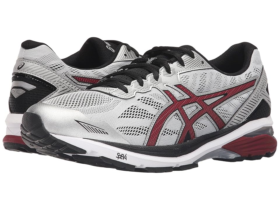 

ASICS GT-1000 5 (Glacier Gray/Pomegrante/Black) Men's Running Shoes