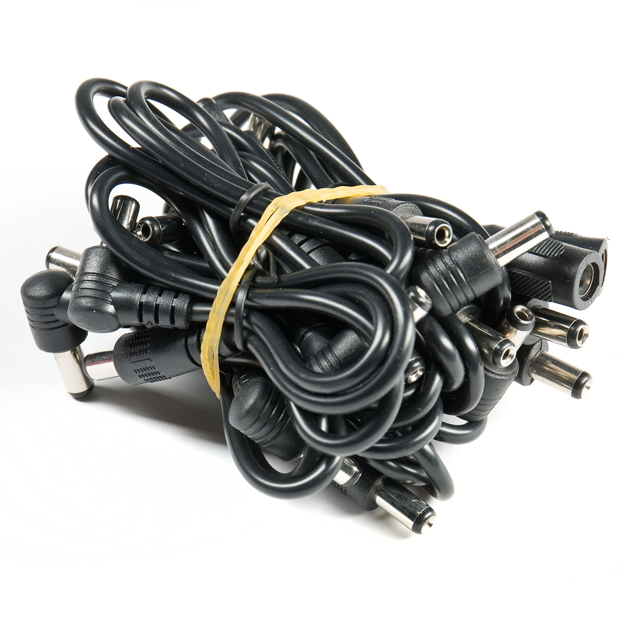 Fame Stimmgerät chromatisch für Gitarre und Bass, Power Tuner und Netzteil kombiniert, ideal für Pedalboard, Frequenz 12 Hz – 4186 Hz