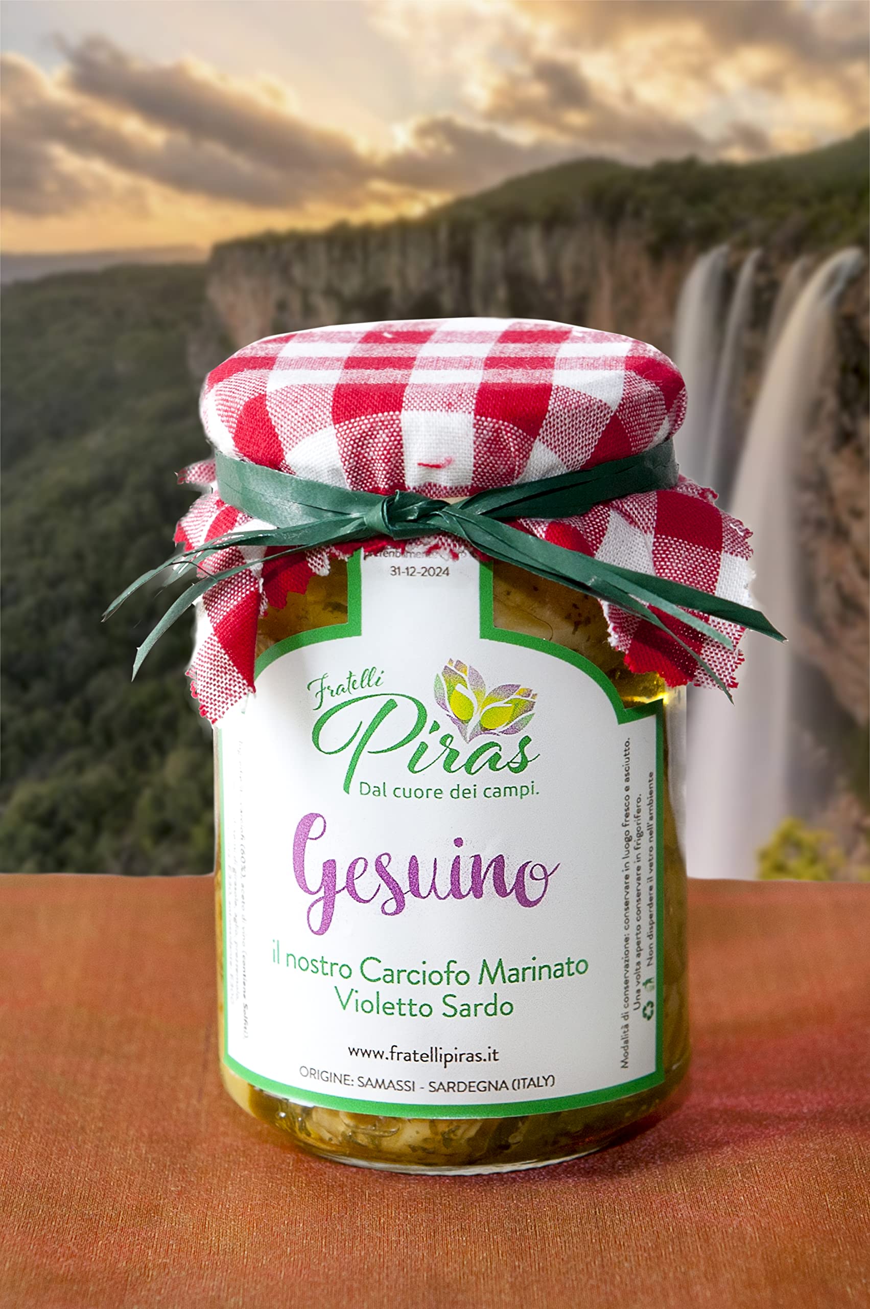 Carciofini sott'olio marinati, da Carciofo Violetto Sardo- 2 vasi da 280 grammi