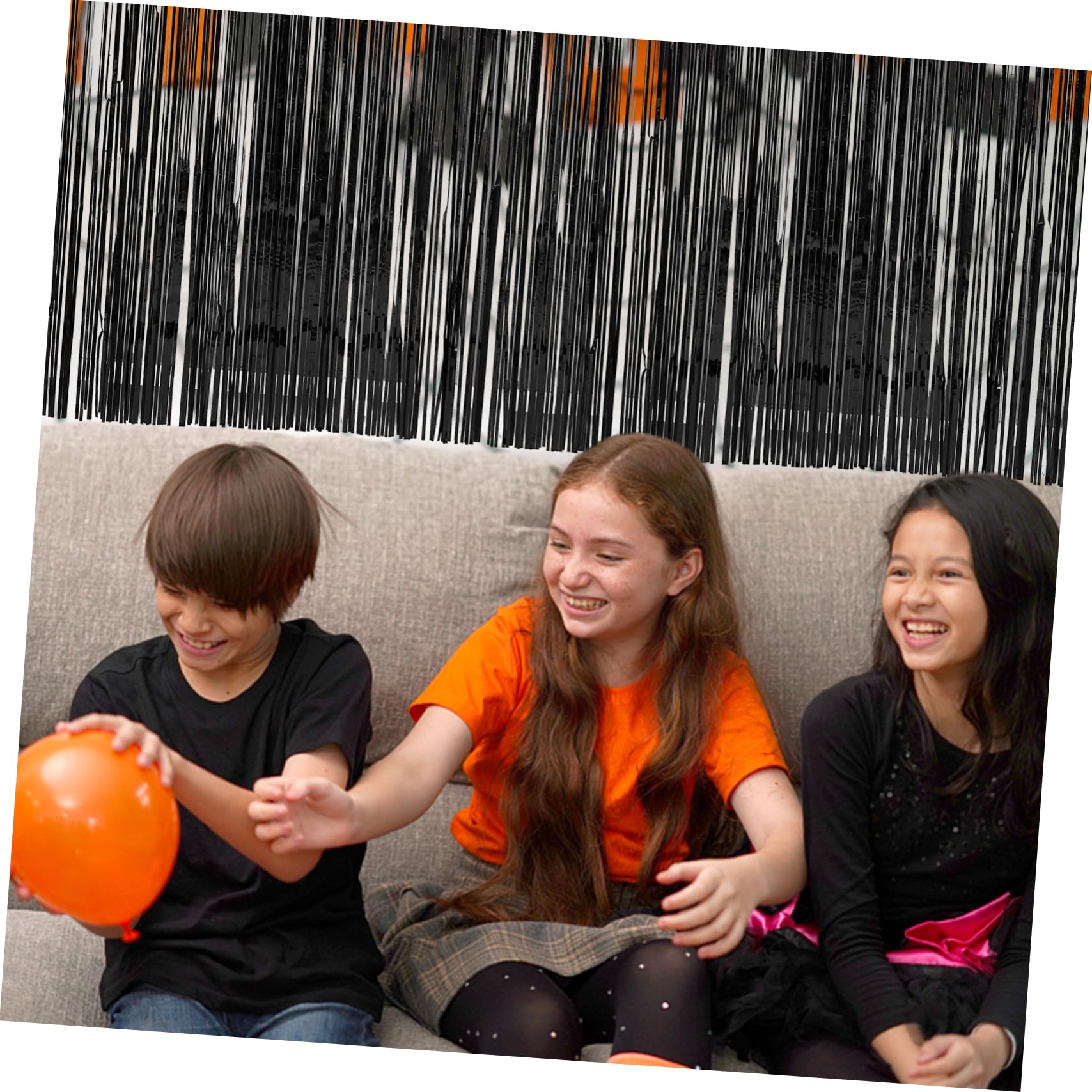 Zerodeko Thickened Rain Silk Fringe Curtain Tinsel Door Backdrop Streamer for 2m Long Elegance in Your Celebration