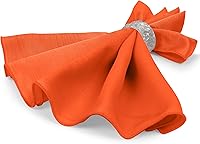 Vista 226 de Ultimate Textile -1 docena - Reversible Shantung Satin - Majestic - Servilletas de tela Majestic de 17 x 17 pulgadas color azul pizarra