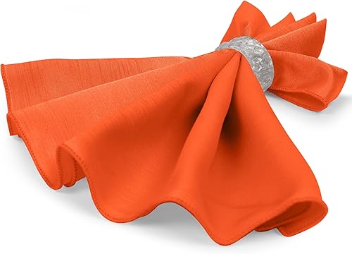 Miniatura 226 de Ultimate Textile -1 docena - Reversible Shantung Satin - Majestic - Servilletas de tela Majestic de 17 x 17 pulgadas color azul pizarra