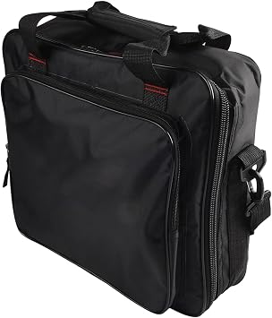 Portable Pedalboard Bag for Guitar Effects with Ample Capacity and Convenient Zipper Access 36.5x33x10