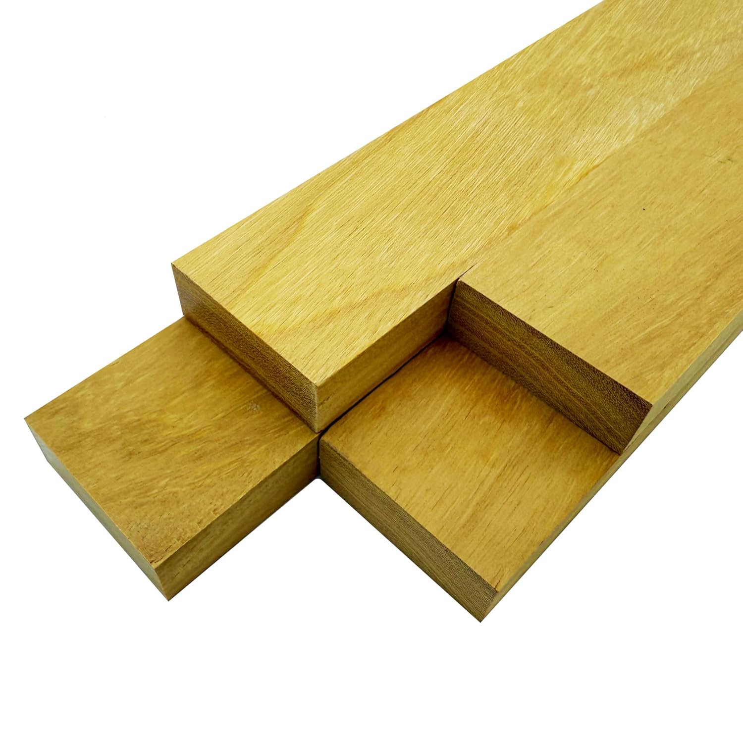Barrington Hardwoods' Osage Orange Lumber Boards 3/4" x 2" (4pcs) (4, 3/4" x 2" x 24")