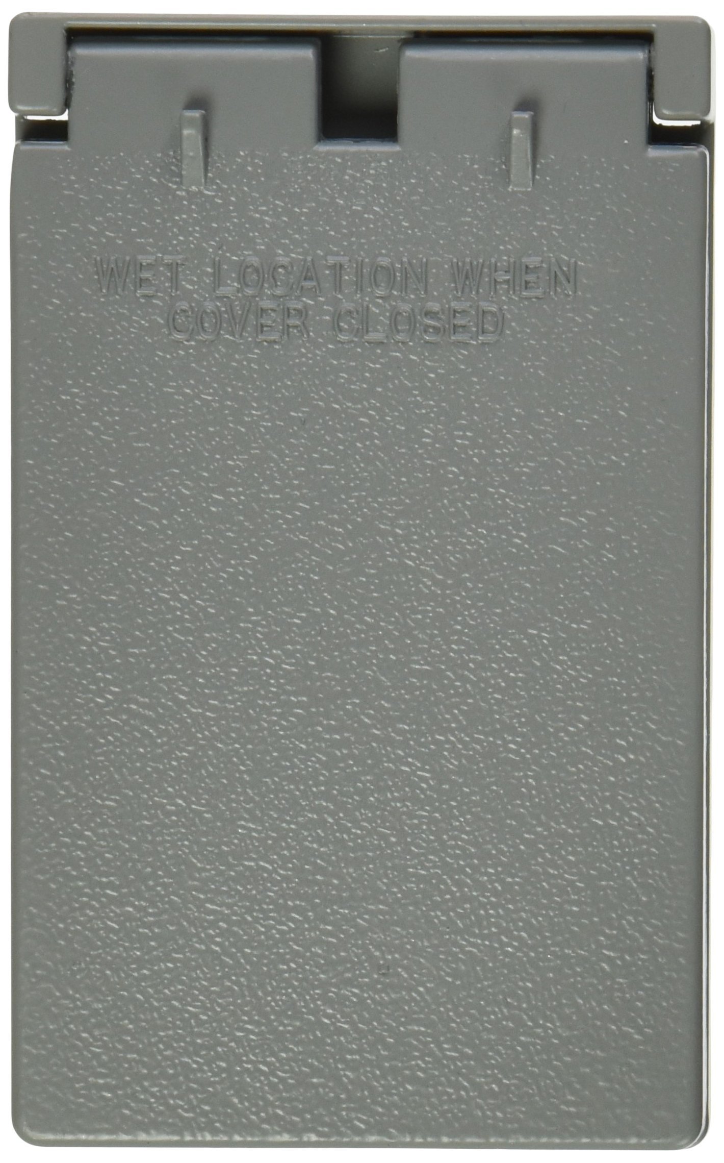 Morris 37160 Weatherproof Cover, 1-Gang, Vertical 30A 3and4 Wire Twist Lock Receptacles, 1.75-inch Opening,